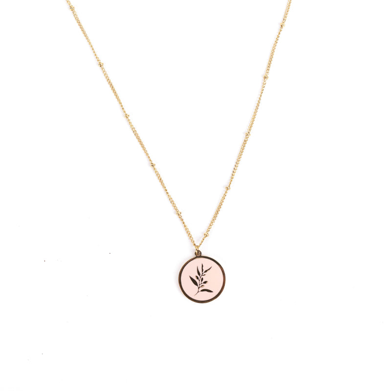 Resilience Leaf Pendant Necklace